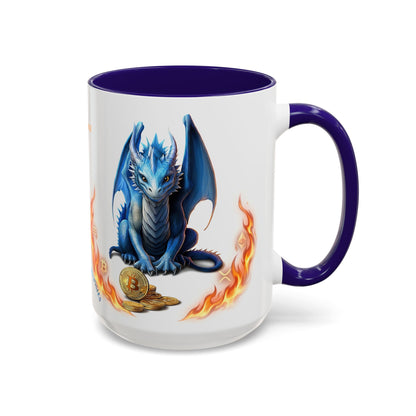 🐉💸 BitFyre Mug – Stackin’ Sats, Breathin’ Fire Edition 15oz