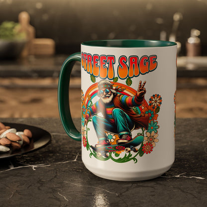 🌈Street Sage Retro Skater Mug