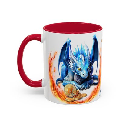 🐉💸 BitFyre Mug – Stackin’ Sats, Breathin’ Fire Edition 11oz