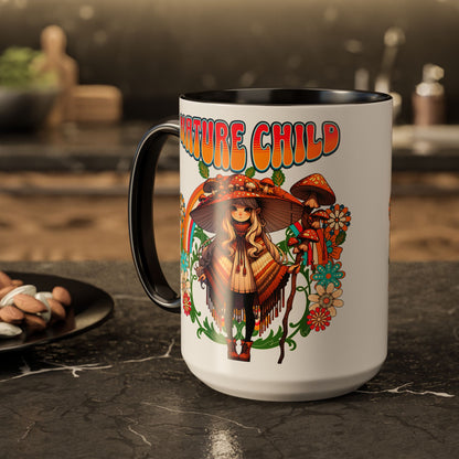 🍄Nature Child Retro Mushroom Mug