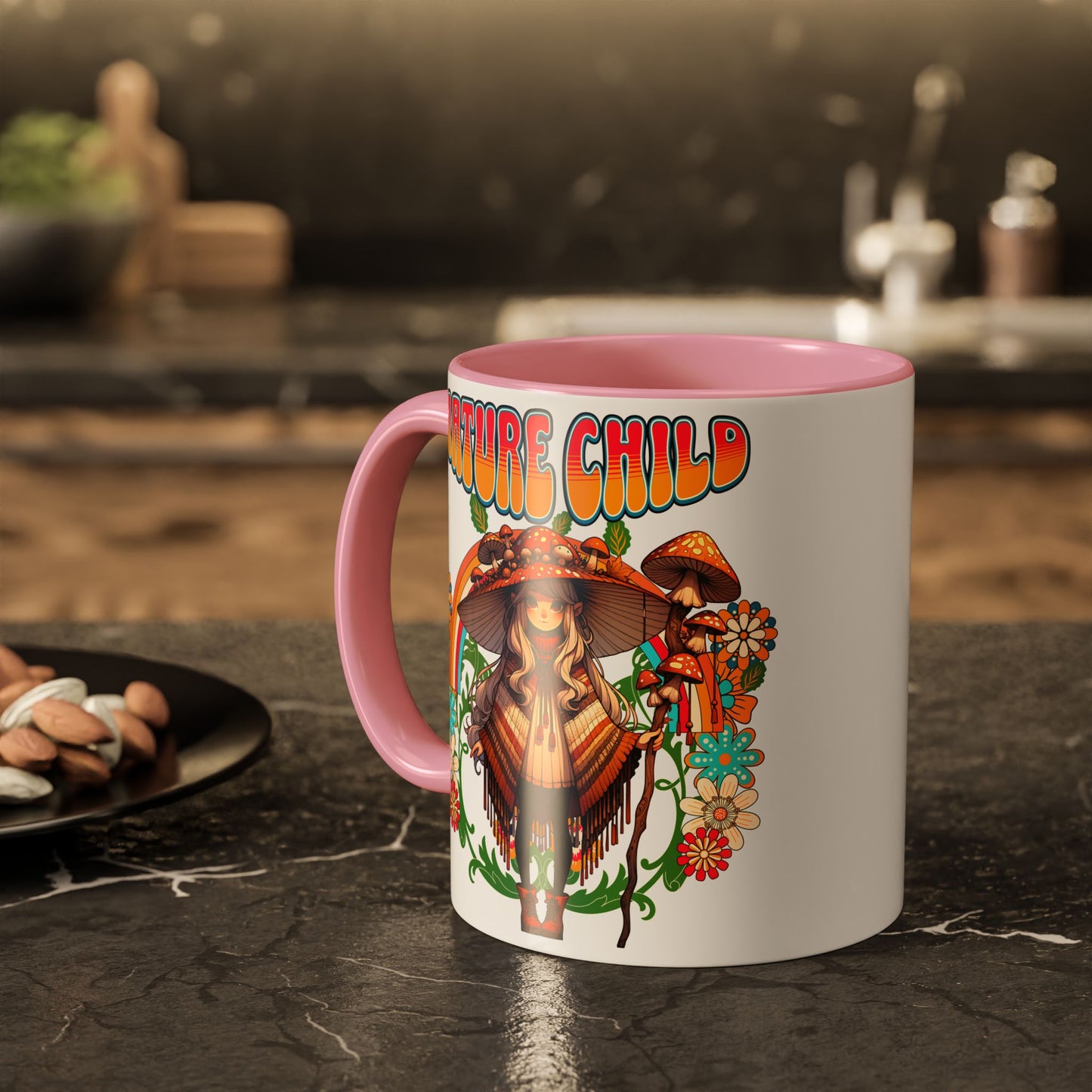 🍄Nature Child Retro Mushroom Mug
