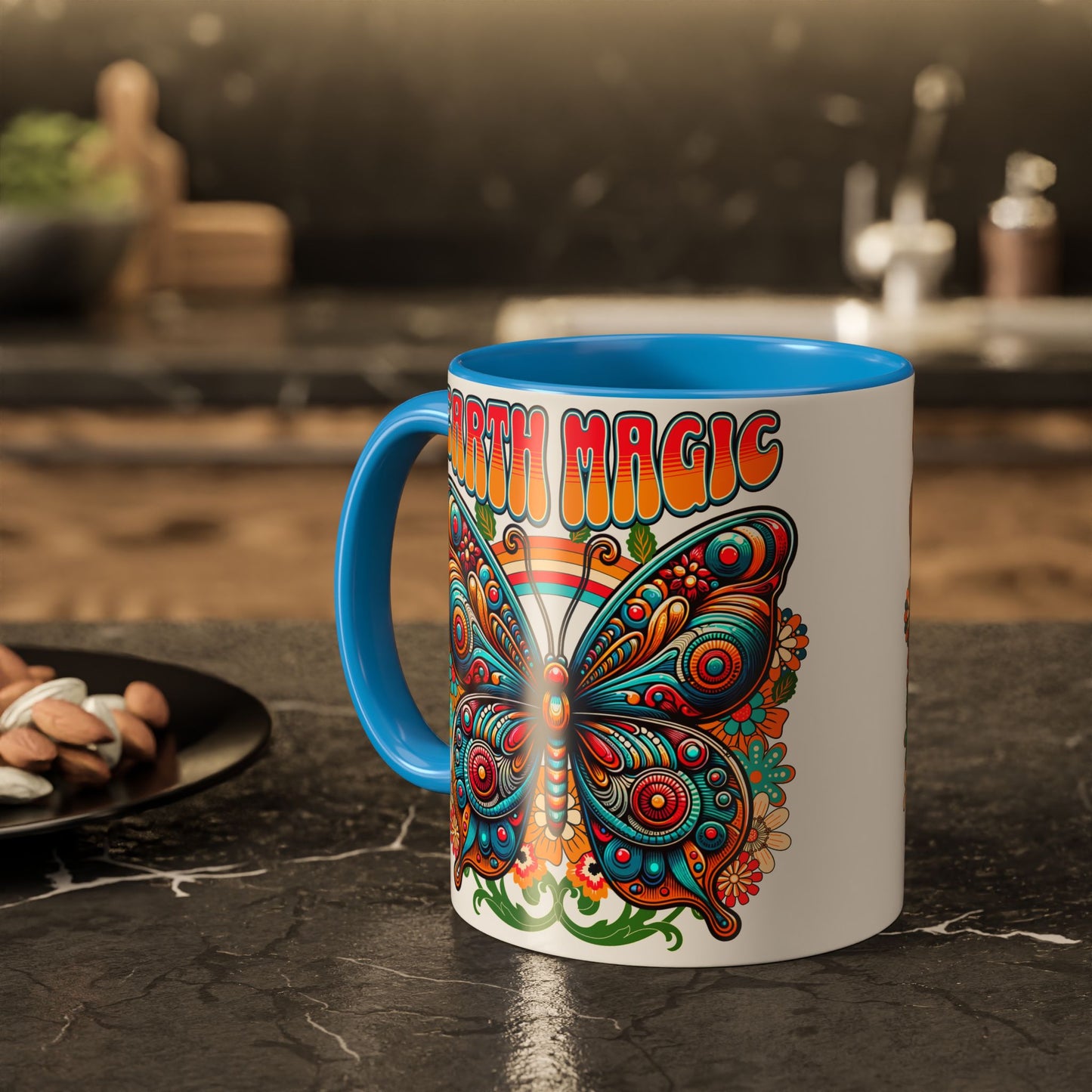 🦋Earth Magic Retro Butterfly Mug