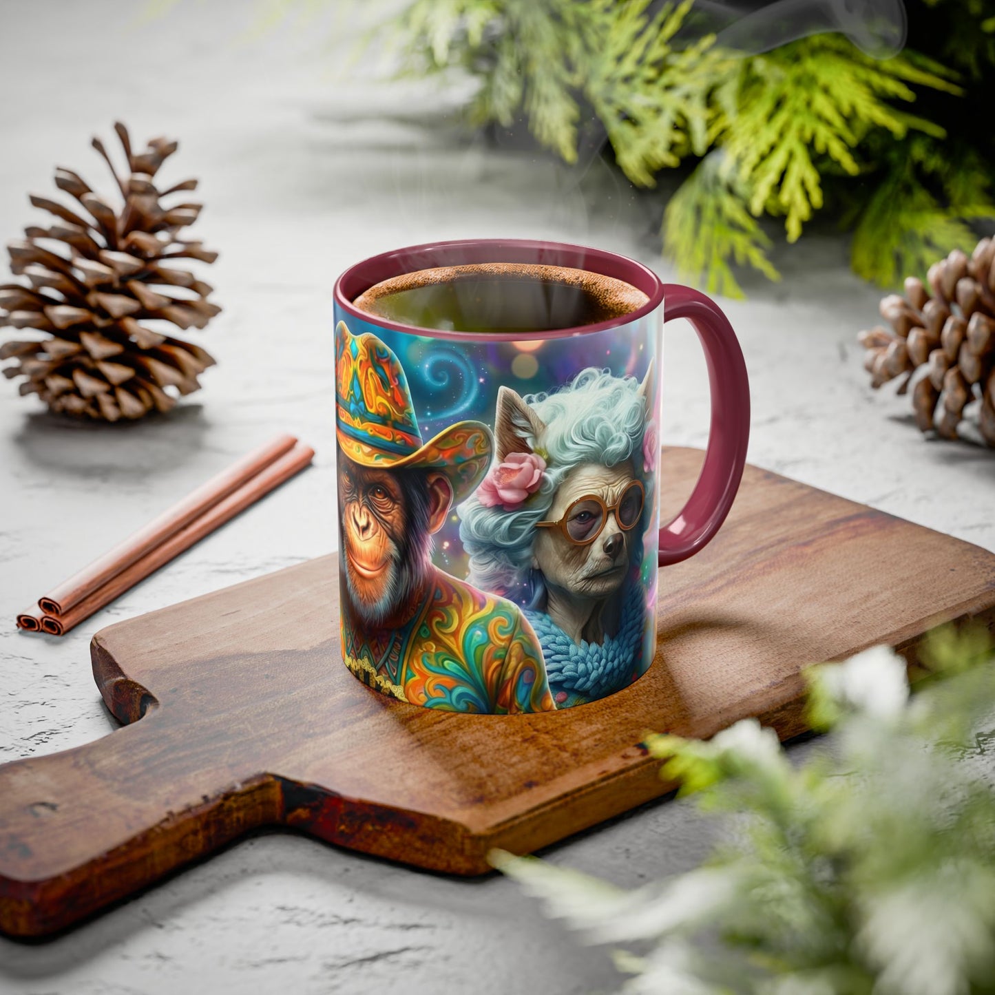 Fantasy Character Coffee Mug – Fifi La Plume, Zen Ryder & Miss Tilly | Magical Realm Ceramic Mug (11oz / 15oz)