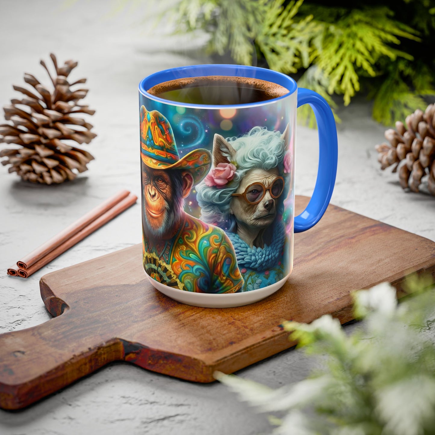 Fantasy Character Coffee Mug – Fifi La Plume, Zen Ryder & Miss Tilly | Magical Realm Ceramic Mug (11oz / 15oz)
