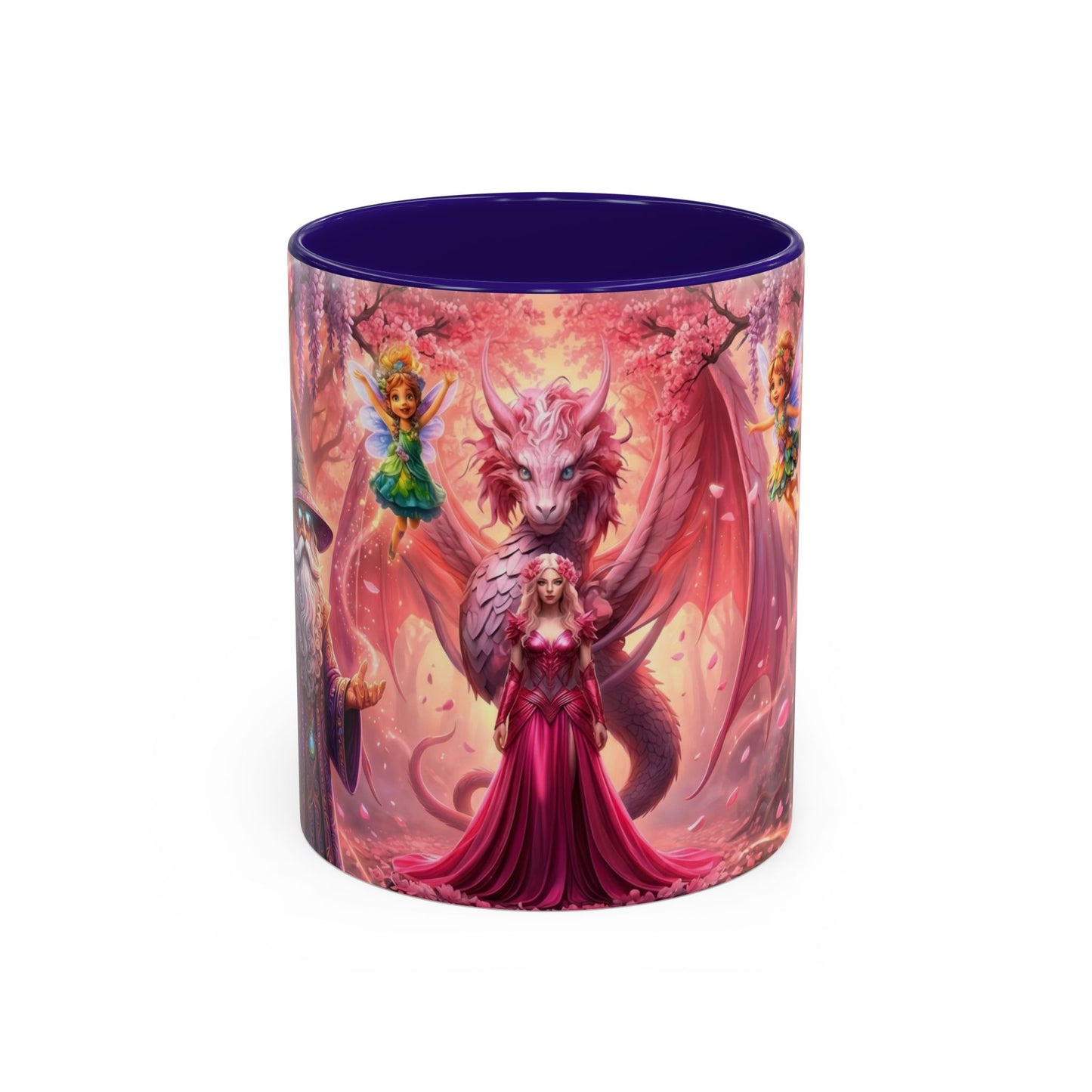 Fantasy Character Coffee Mug – Vibeon, Miria & The Fairies | Magical Realm Ceramic Mug (11oz / 15oz)