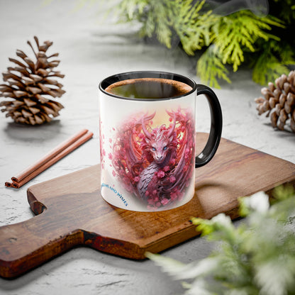🌸🐉 Dragon Miria Mug – Blossom & Blaze Edition 11oz