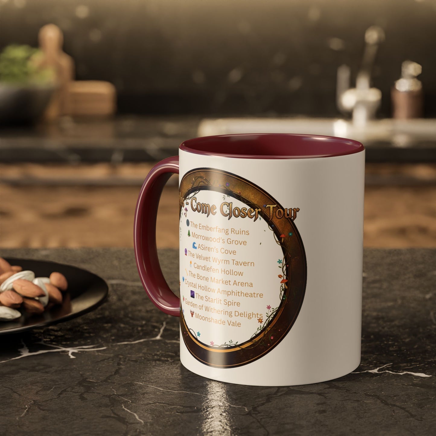 Thalos - Come Closer Tour Mug - official drinking vessel of the shirtless fae-rock demigod himself