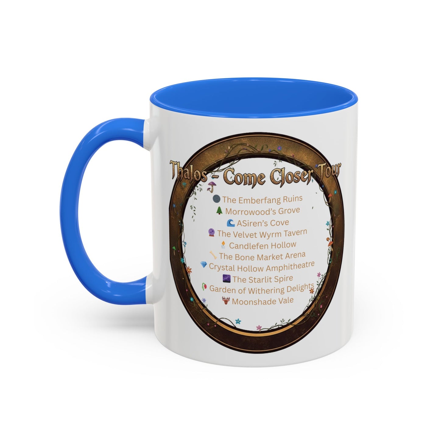 Thalos - Come Closer Tour Mug - official drinking vessel of the shirtless fae-rock demigod himself