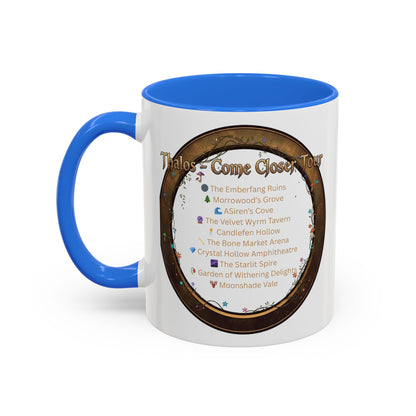 Thalos - Come Closer Tour Mug - official drinking vessel of the shirtless fae-rock demigod himself