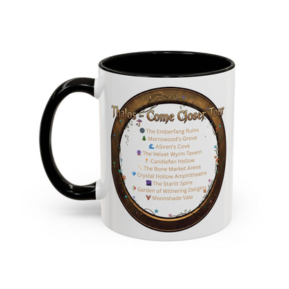 Thalos - Come Closer Tour Mug - official drinking vessel of the shirtless fae-rock demigod himself