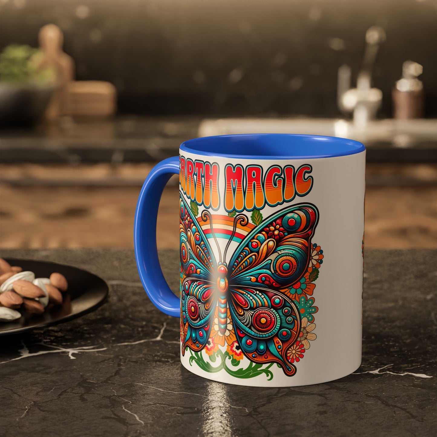 🦋Earth Magic Retro Butterfly Mug
