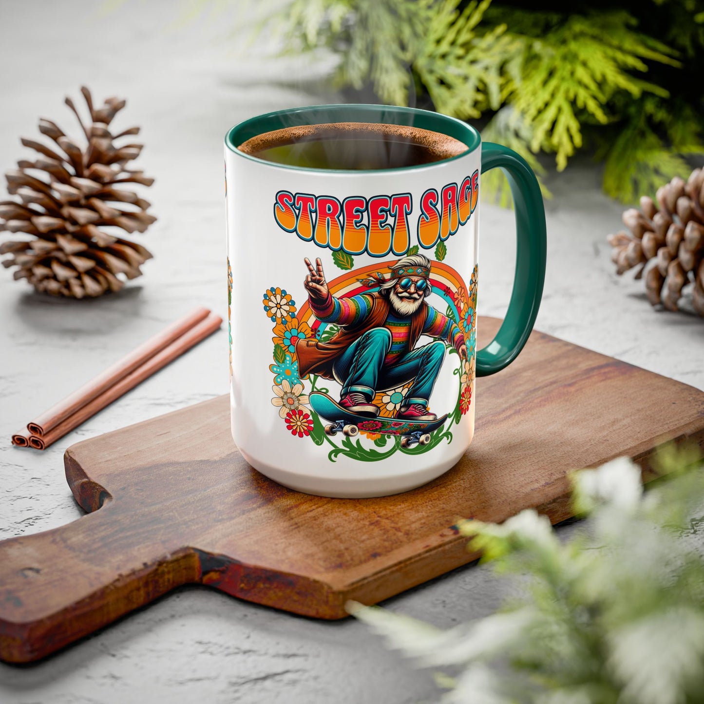 🌈Street Sage Retro Skater Mug