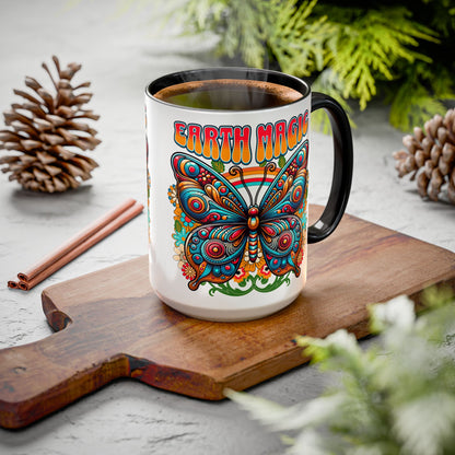 🦋Earth Magic Retro Butterfly Mug
