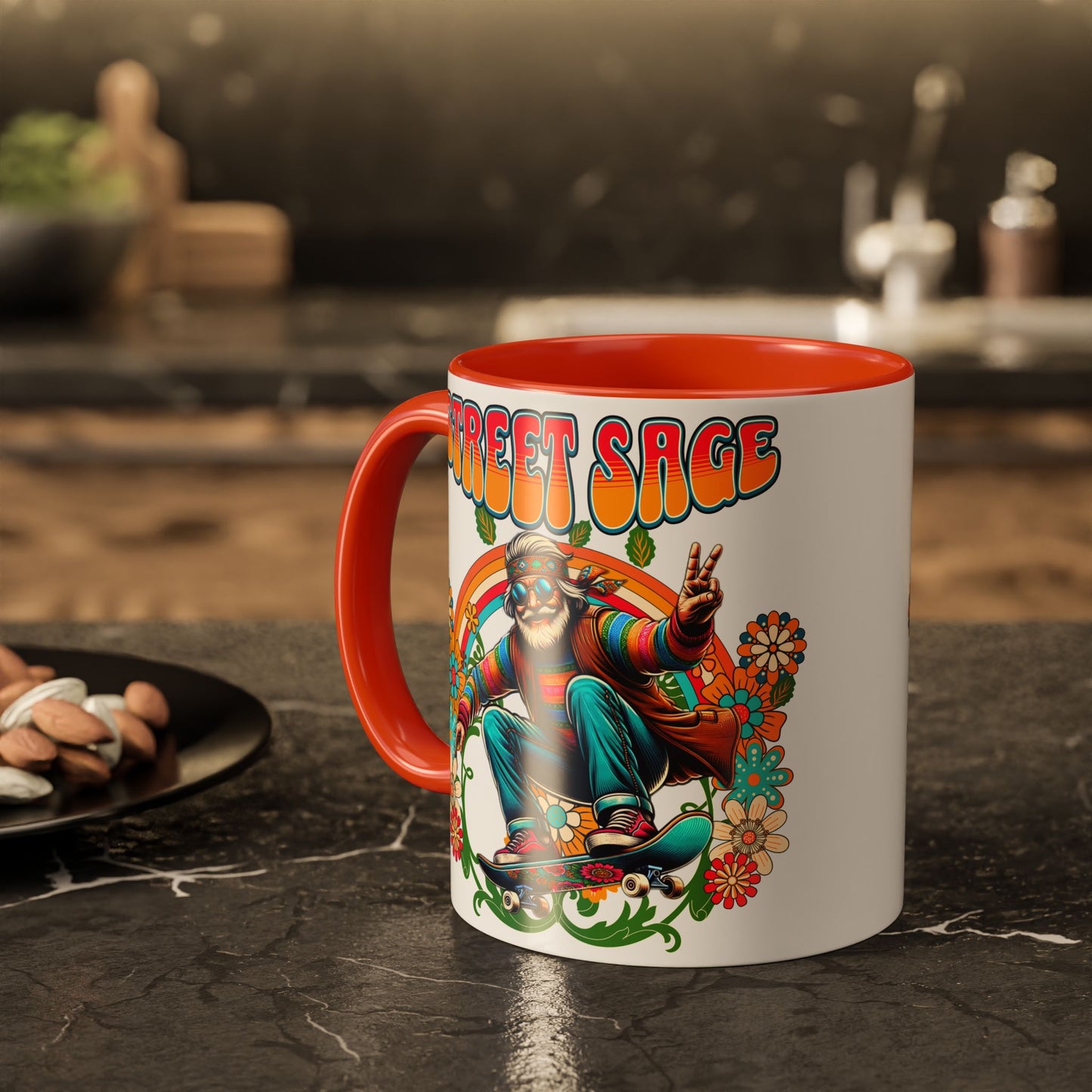 🌈Street Sage Retro Skater Mug