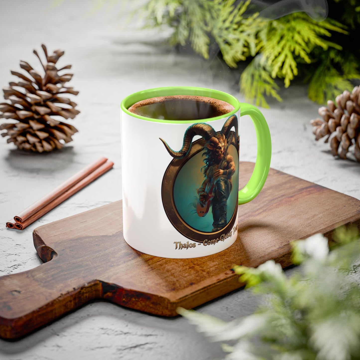 Thalos - Come Closer Tour Mug - official drinking vessel of the shirtless fae-rock demigod himself