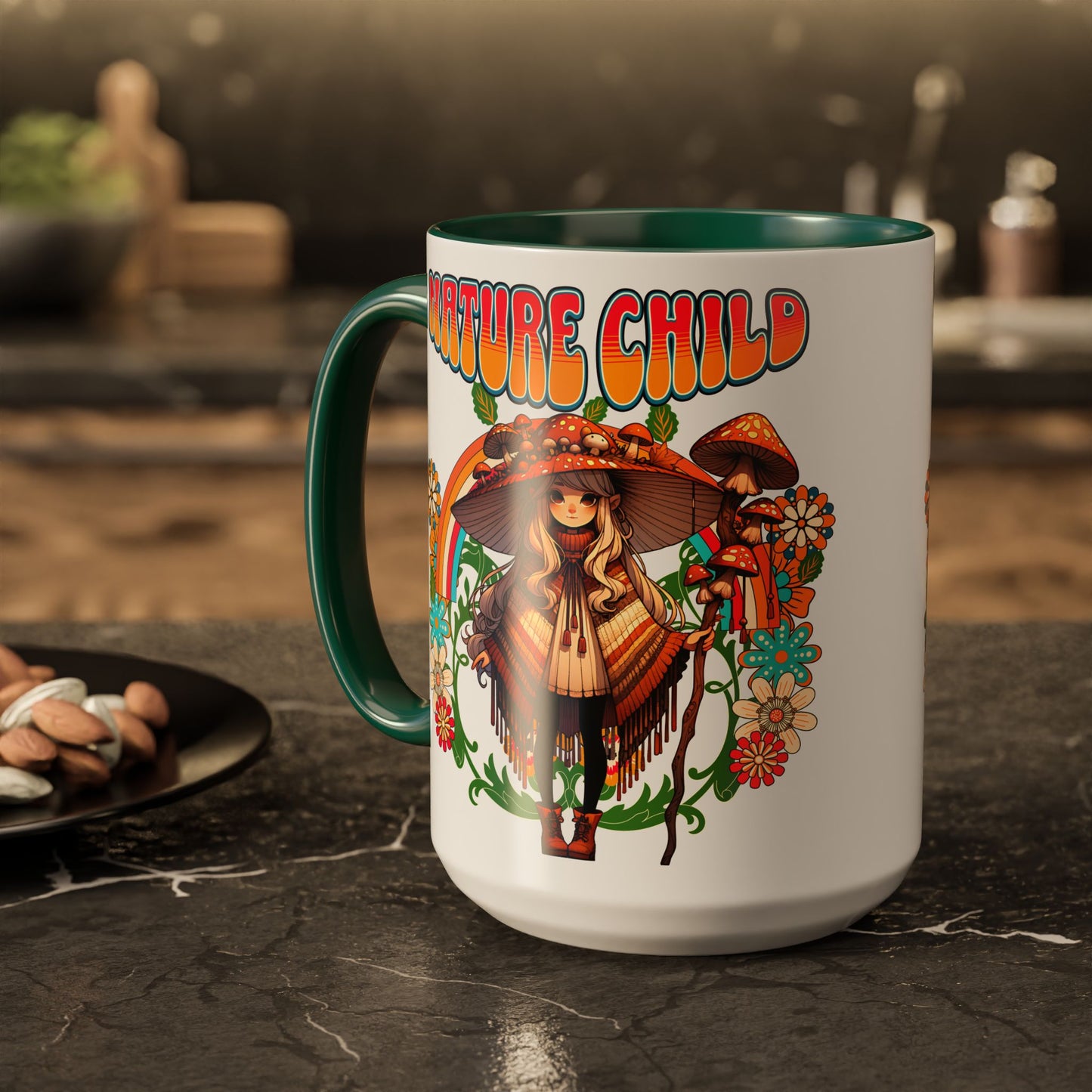 🍄Nature Child Retro Mushroom Mug