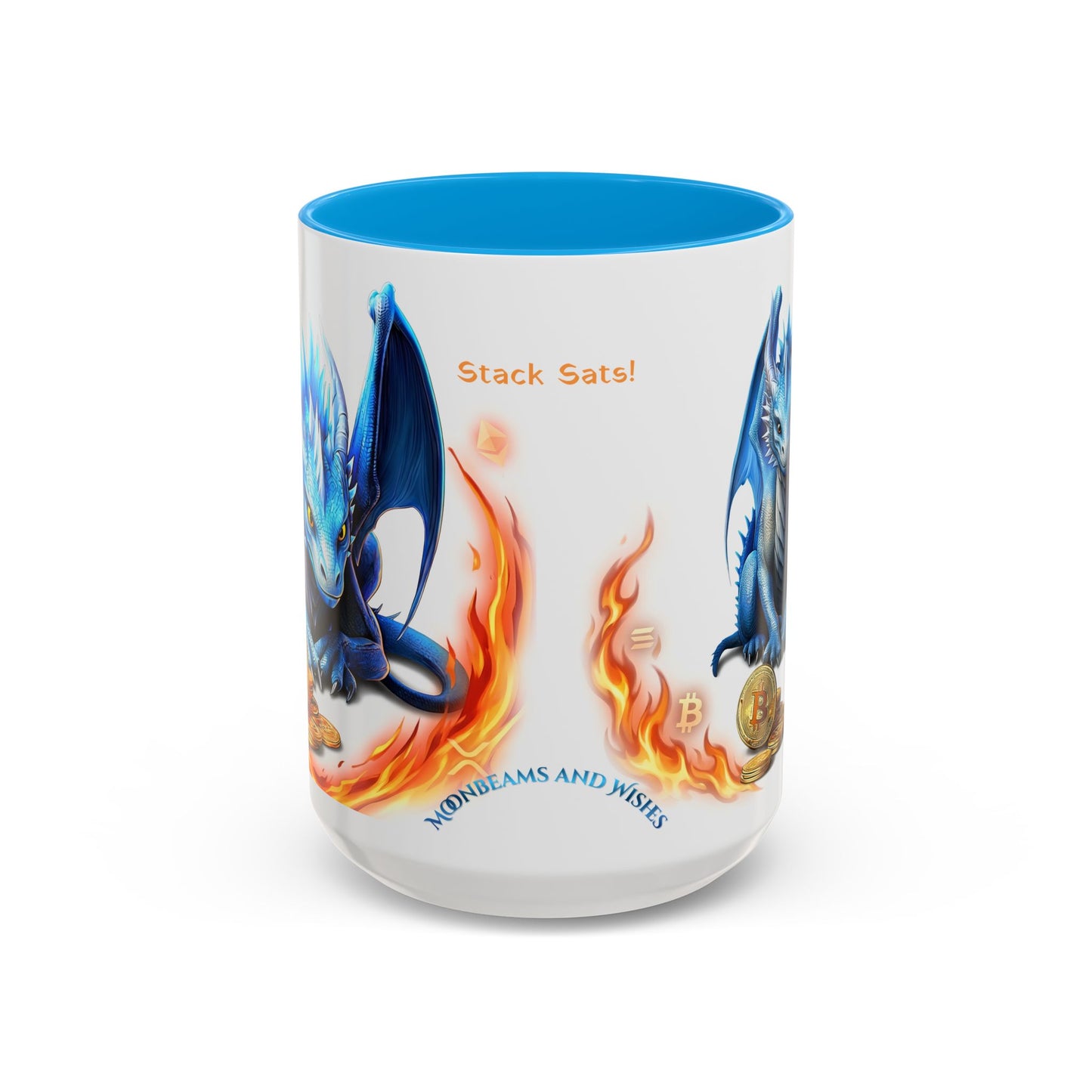 🐉💸 BitFyre Mug – Stackin’ Sats, Breathin’ Fire Edition