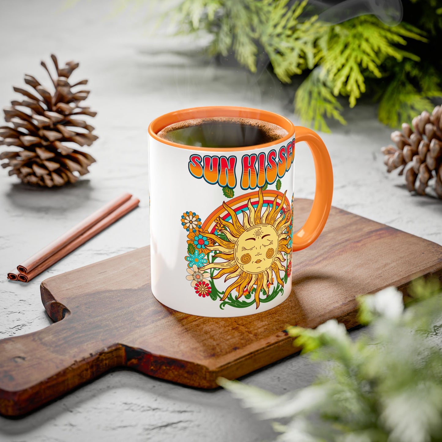 🌞 Sunkissed Retro Sunshine Mug