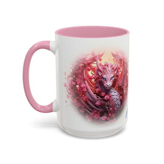🌸🐉 Dragon Miria Mug – Blossom & Blaze Edition 15oz