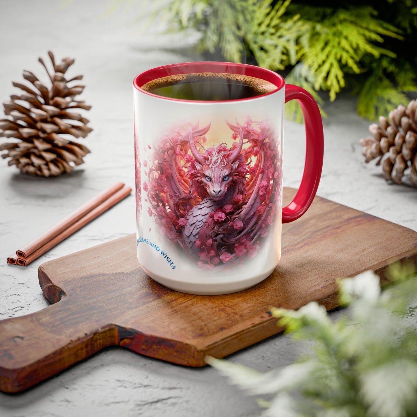 🌸🐉 Dragon Miria Mug – Blossom & Blaze Edition