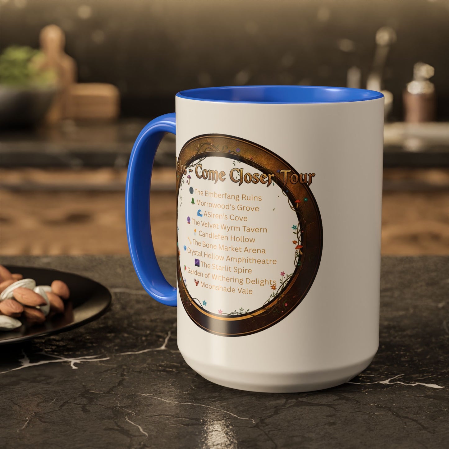 Thalos - Come Closer Tour Mug - official drinking vessel of the shirtless fae-rock demigod himself