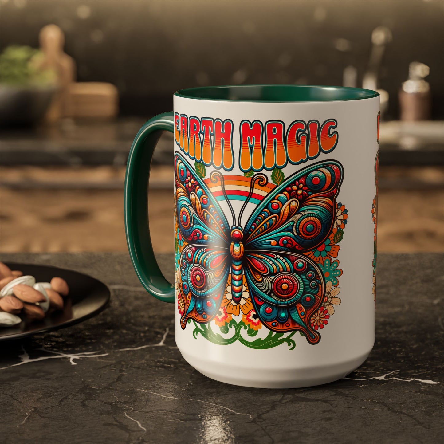 🦋Earth Magic Retro Butterfly Mug