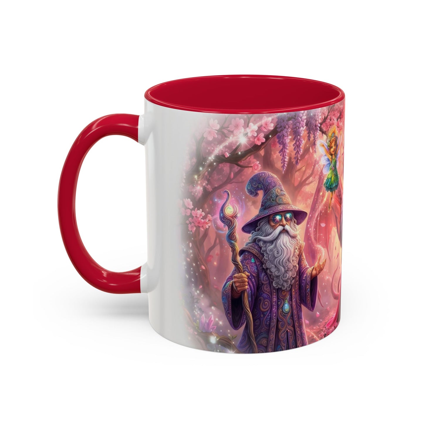 Fantasy Character Coffee Mug – Vibeon, Miria & The Fairies | Magical Realm Ceramic Mug (11oz / 15oz)