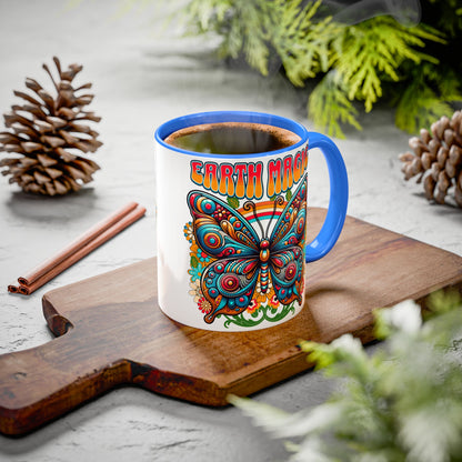 🦋Earth Magic Retro Butterfly Mug