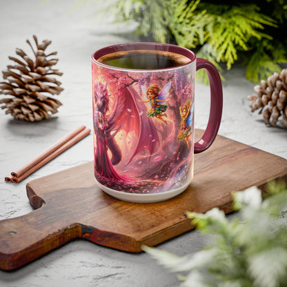 🧙‍♂️🌸🧚Vibeon, Miria & The Fairy Trio Mug 15oz