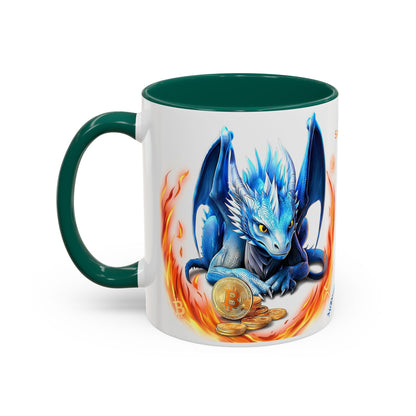 🐉💸 BitFyre Mug – Stackin’ Sats, Breathin’ Fire Edition 11oz