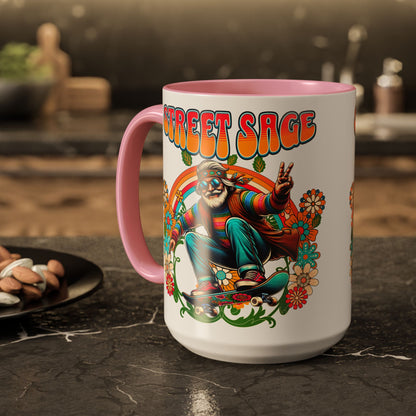 🌈Street Sage Retro Skater Mug