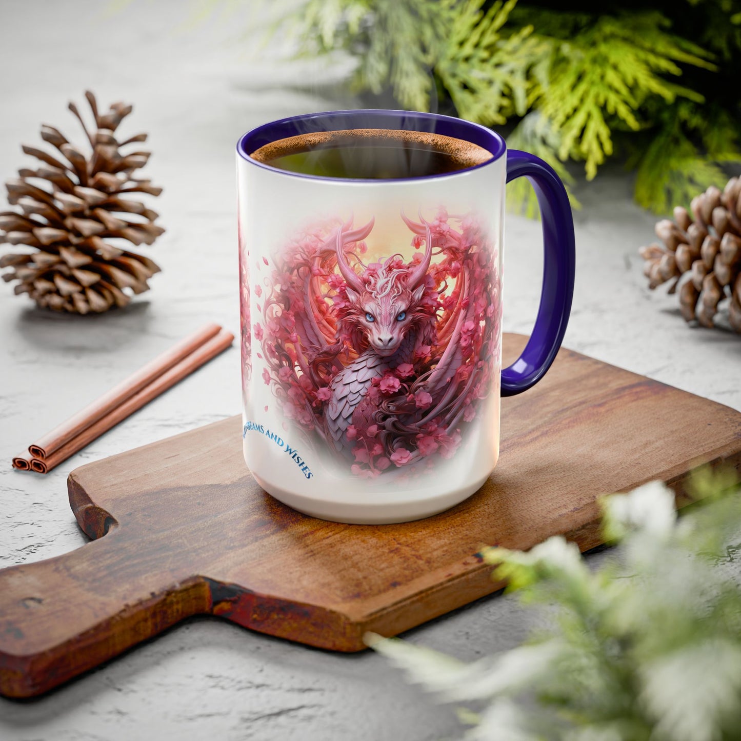 🌸🐉 Dragon Miria Mug – Blossom & Blaze Edition