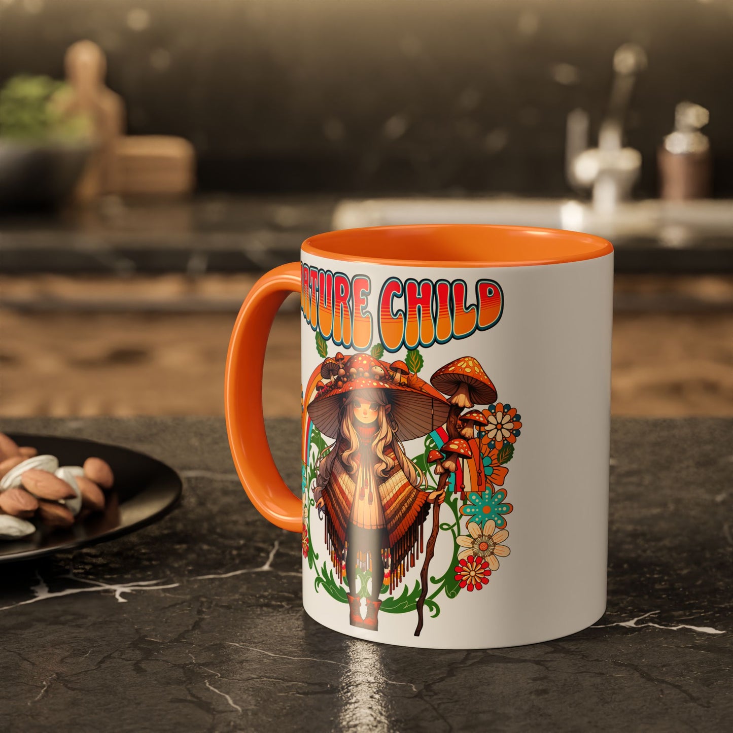 🍄Nature Child Retro Mushroom Mug