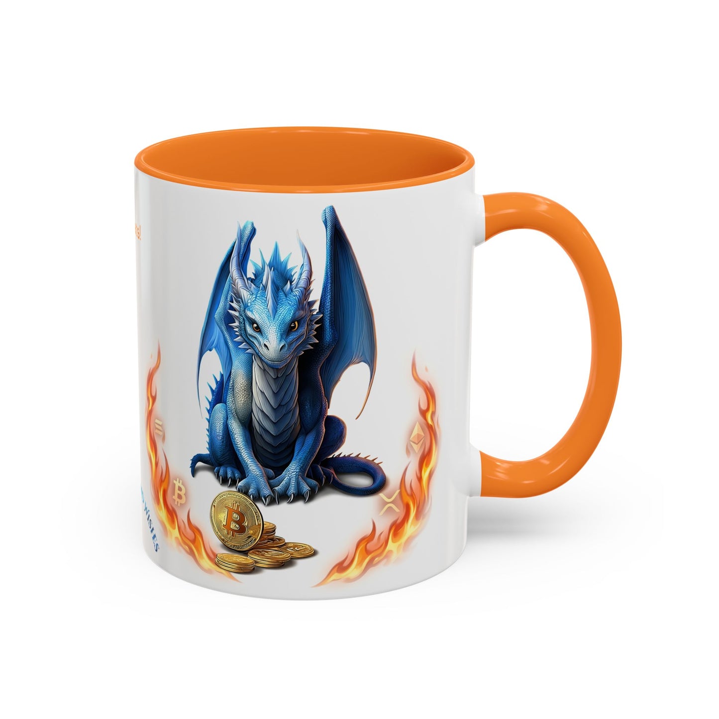 🐉💸 BitFyre Mug – Stackin’ Sats, Breathin’ Fire Edition 11oz