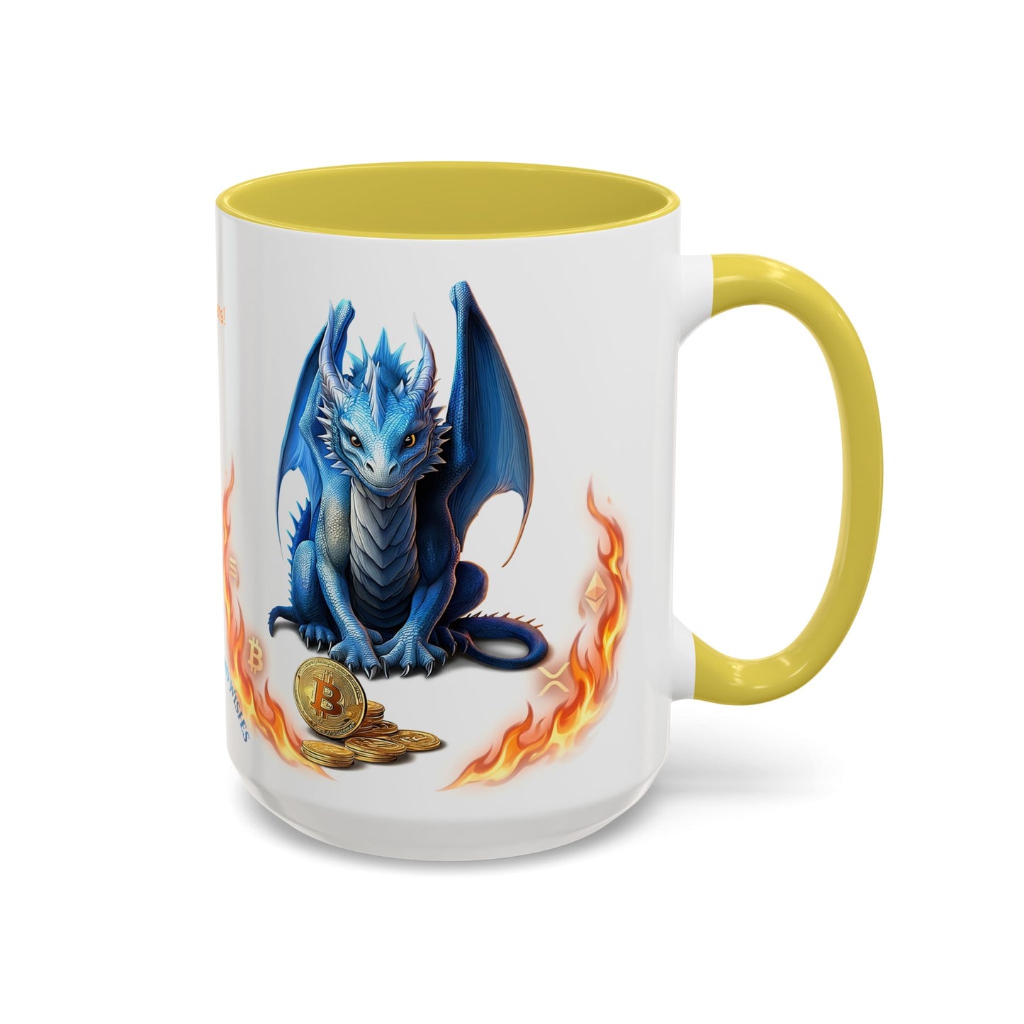 🐉💸 BitFyre Mug – Stackin’ Sats, Breathin’ Fire Edition 15oz