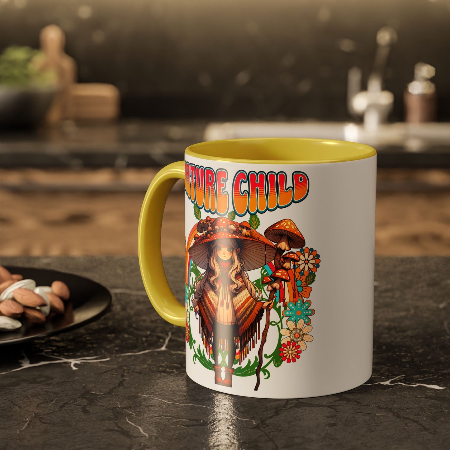 🍄Nature Child Retro Mushroom Mug