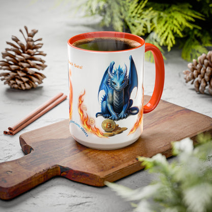 🐉💸 BitFyre Mug – Stackin’ Sats, Breathin’ Fire Edition