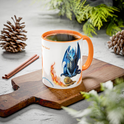 🐉💸 BitFyre Mug – Stackin’ Sats, Breathin’ Fire Edition 11oz