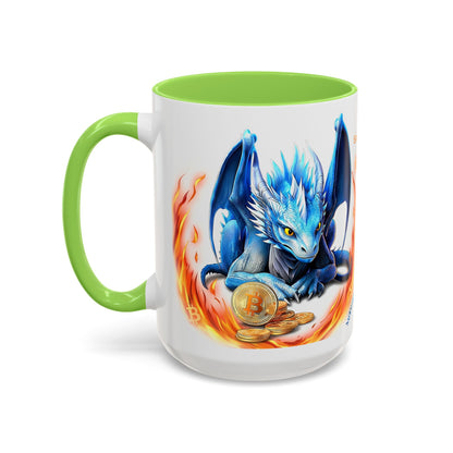 🐉💸 BitFyre Mug – Stackin’ Sats, Breathin’ Fire Edition 15oz