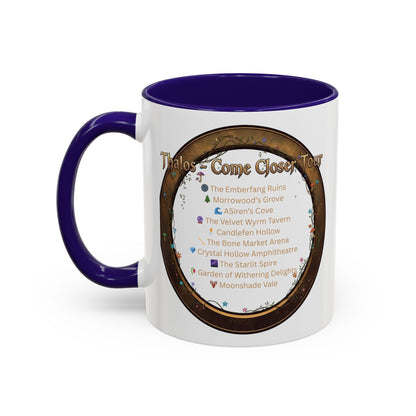 Thalos - Come Closer Tour Mug - official drinking vessel of the shirtless fae-rock demigod himself