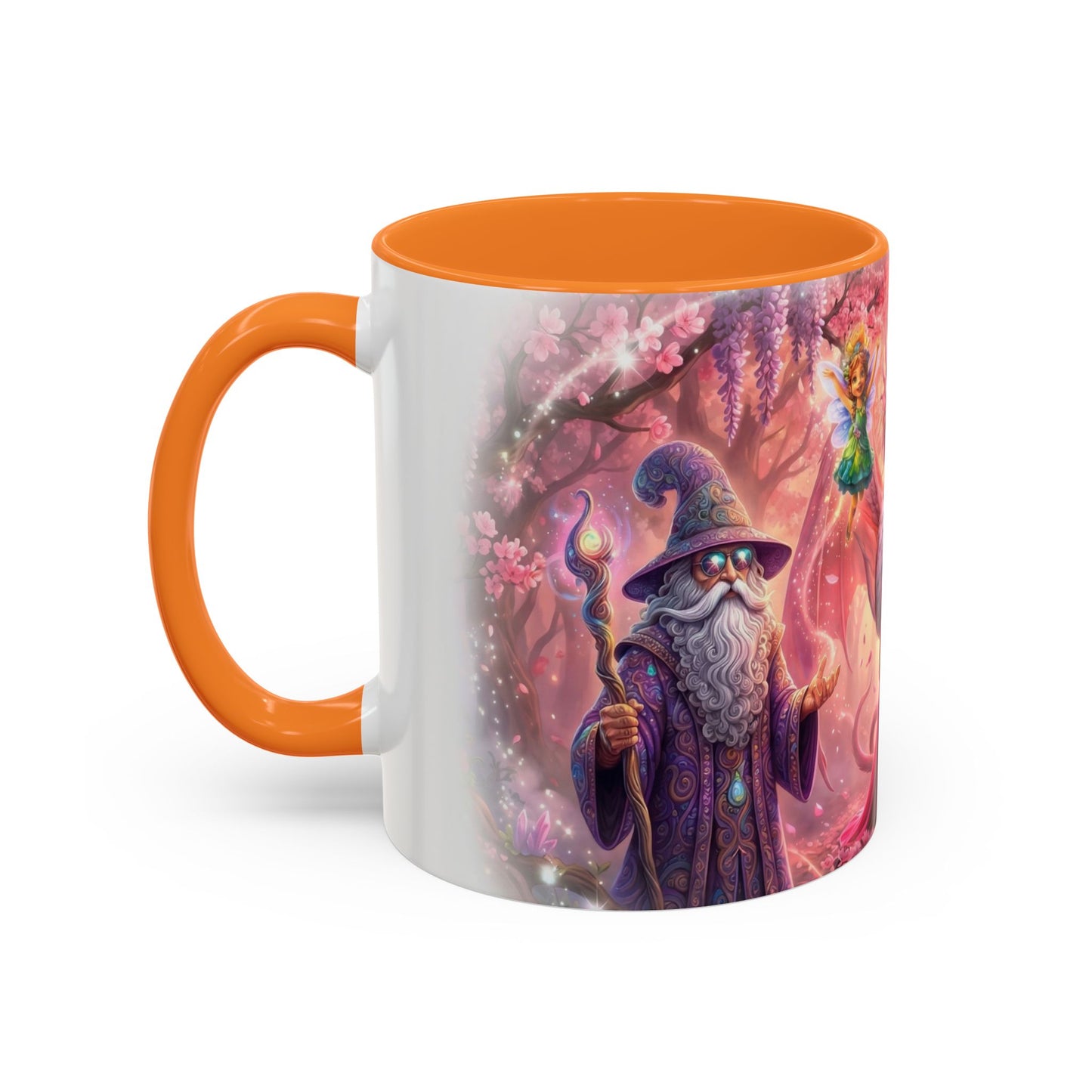 Fantasy Character Coffee Mug – Vibeon, Miria & The Fairies | Magical Realm Ceramic Mug (11oz / 15oz)