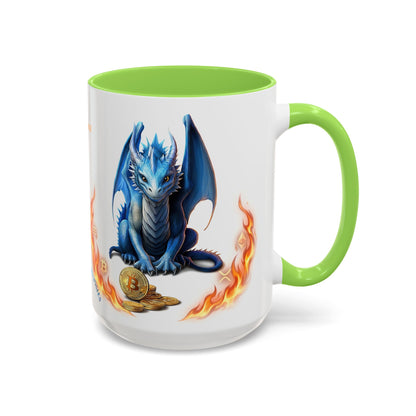 🐉💸 BitFyre Mug – Stackin’ Sats, Breathin’ Fire Edition 15oz