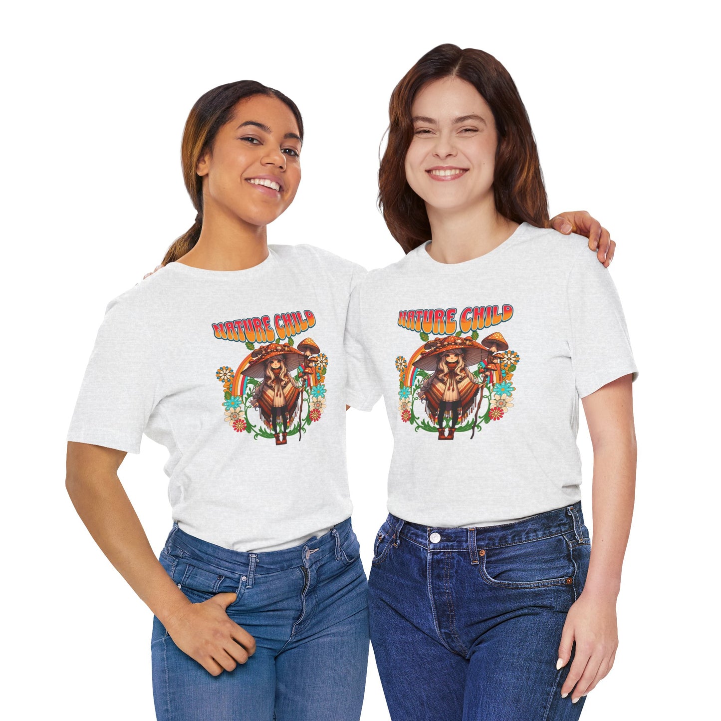 🌈 Nature Child Retro Forest T-Shirt 🌼🧙‍♀️