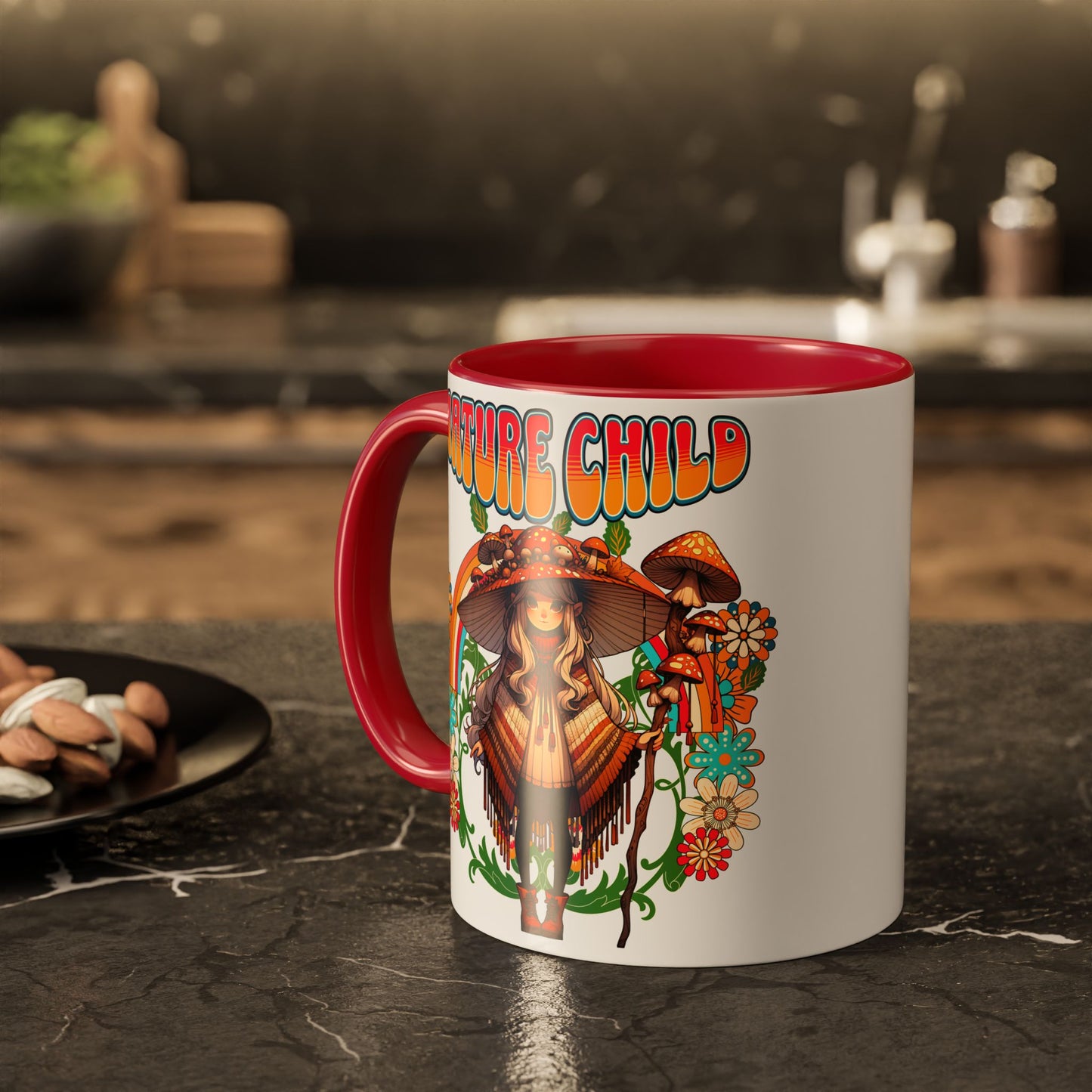 🍄Nature Child Retro Mushroom Mug