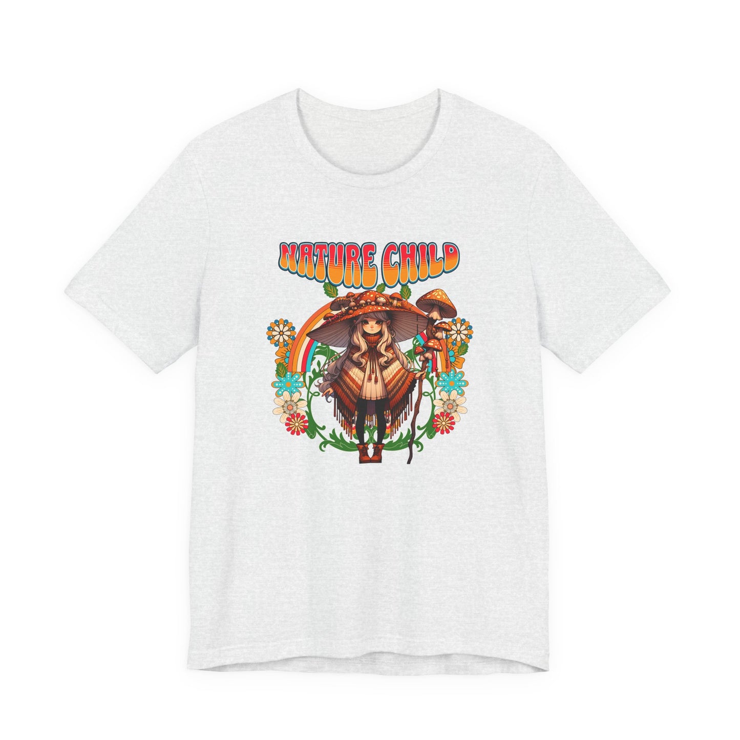 🌈 Nature Child Retro Forest T-Shirt 🌼🧙‍♀️