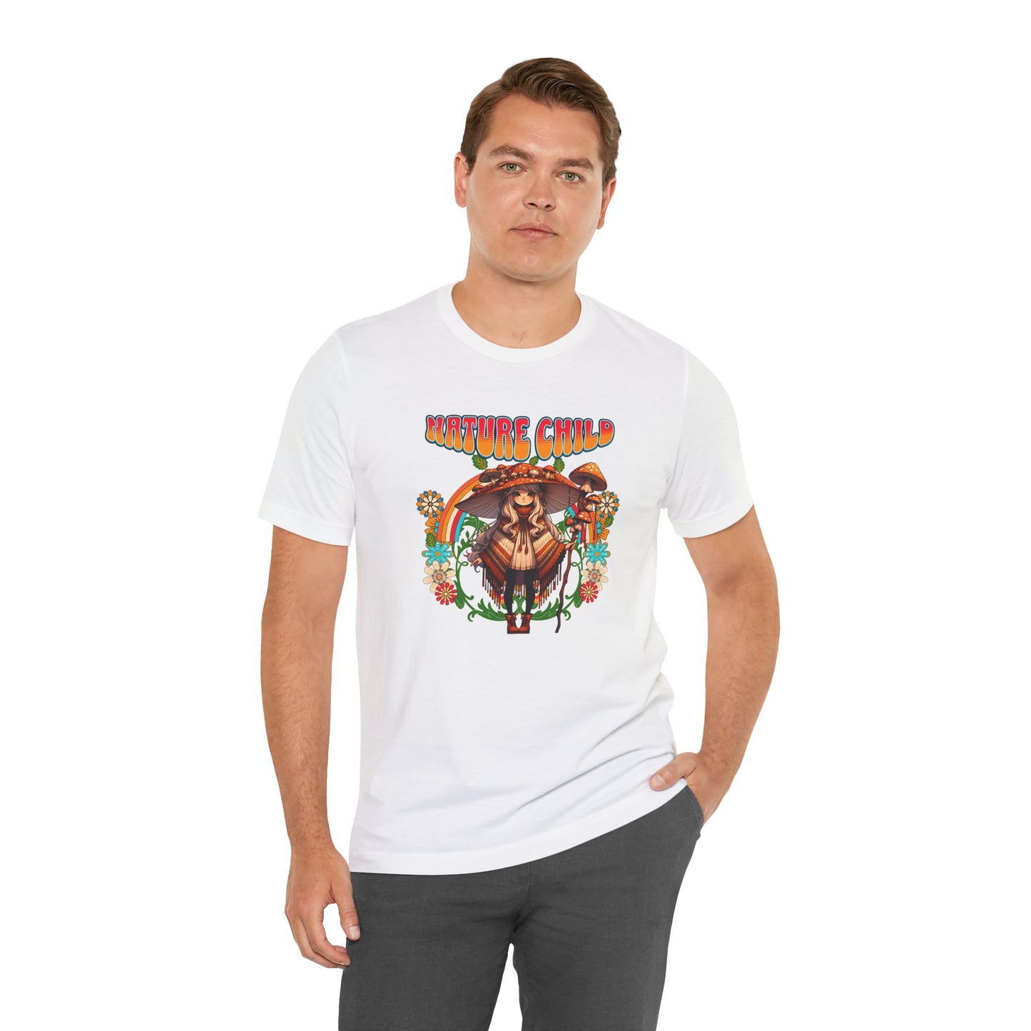 🌈 Nature Child Retro Forest T-Shirt 🌼🧙‍♀️