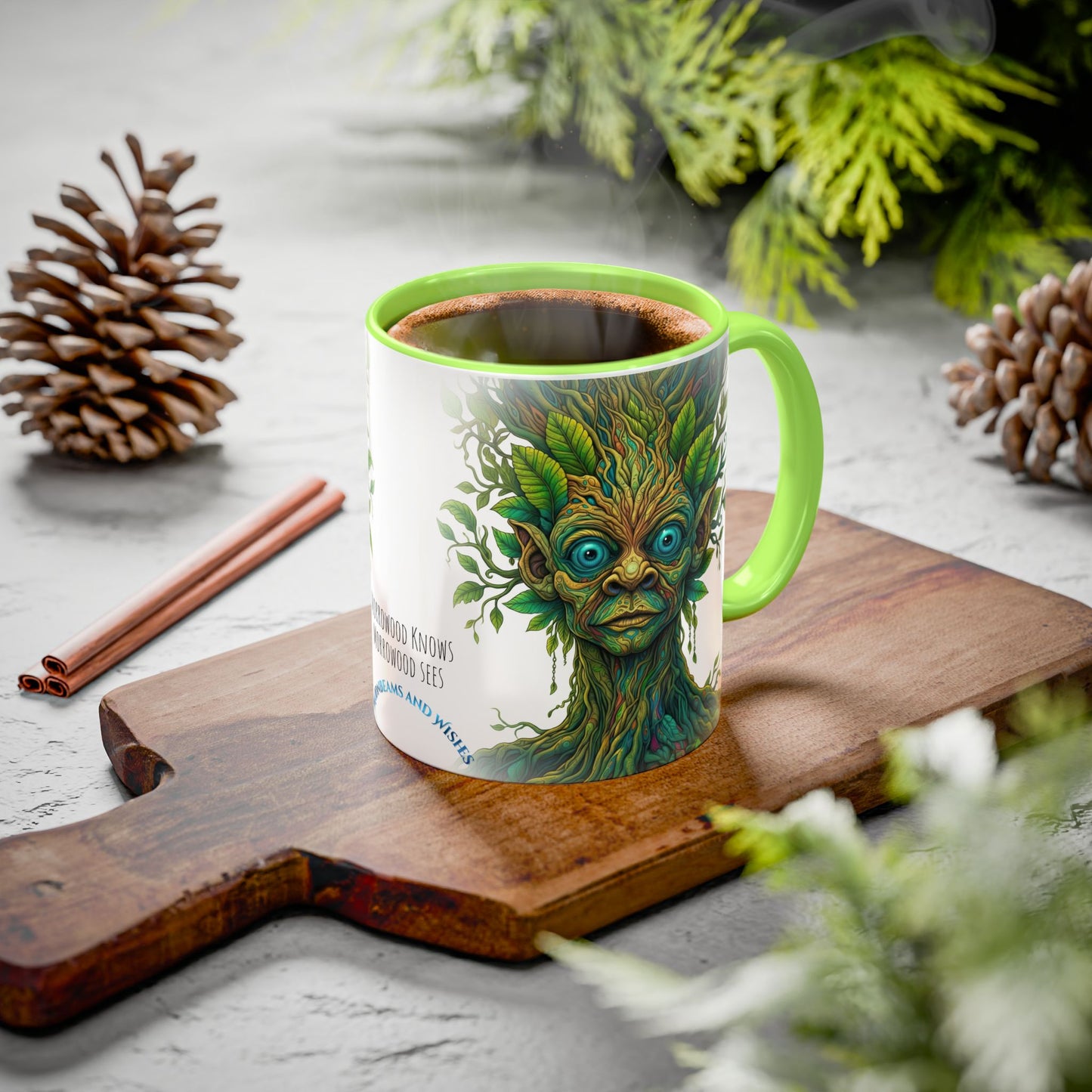 🌳 Morrowood Mug – Knows & Sees Edition