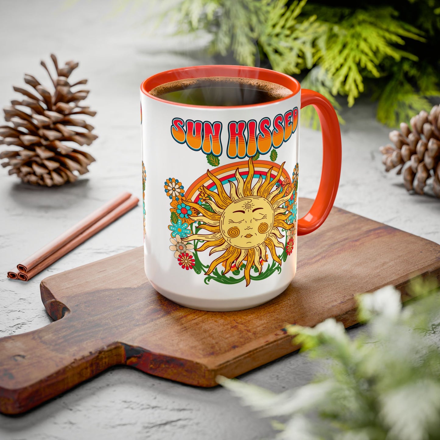 🌞 Sunkissed Retro Sunshine Mug