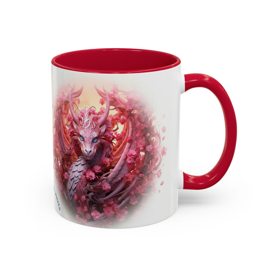 🌸🐉 Dragon Miria Mug – Blossom & Blaze Edition 11oz