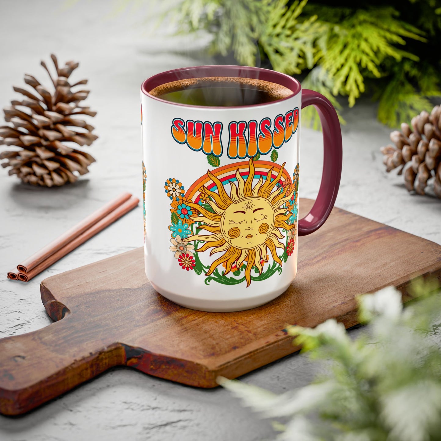🌞 Sunkissed Retro Sunshine Mug